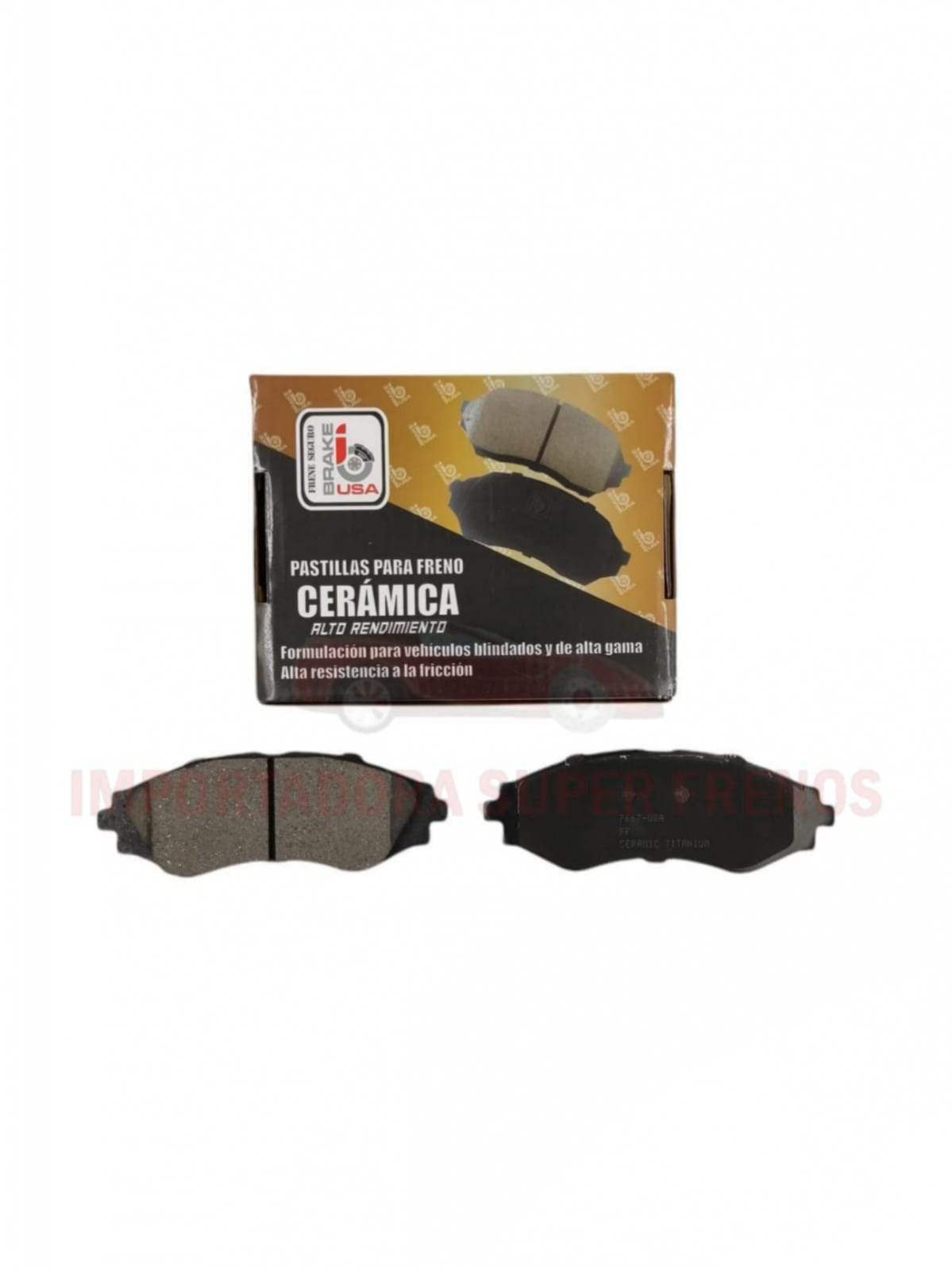 Pastilla De Freno Para Chevrolet Aveo, EN material Ceramica, Marca Brake Usa (Tecnologia Americana)